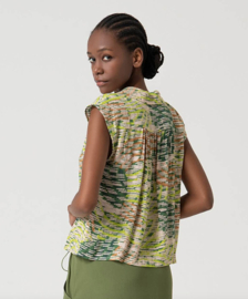 Surkana  Short Sleeve Shirt- Green 525ORBU123