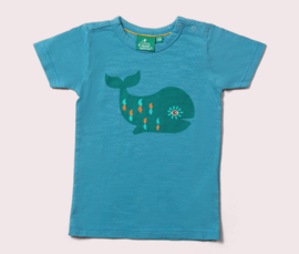 Little Green Radicals- T-shirt Blue Whale