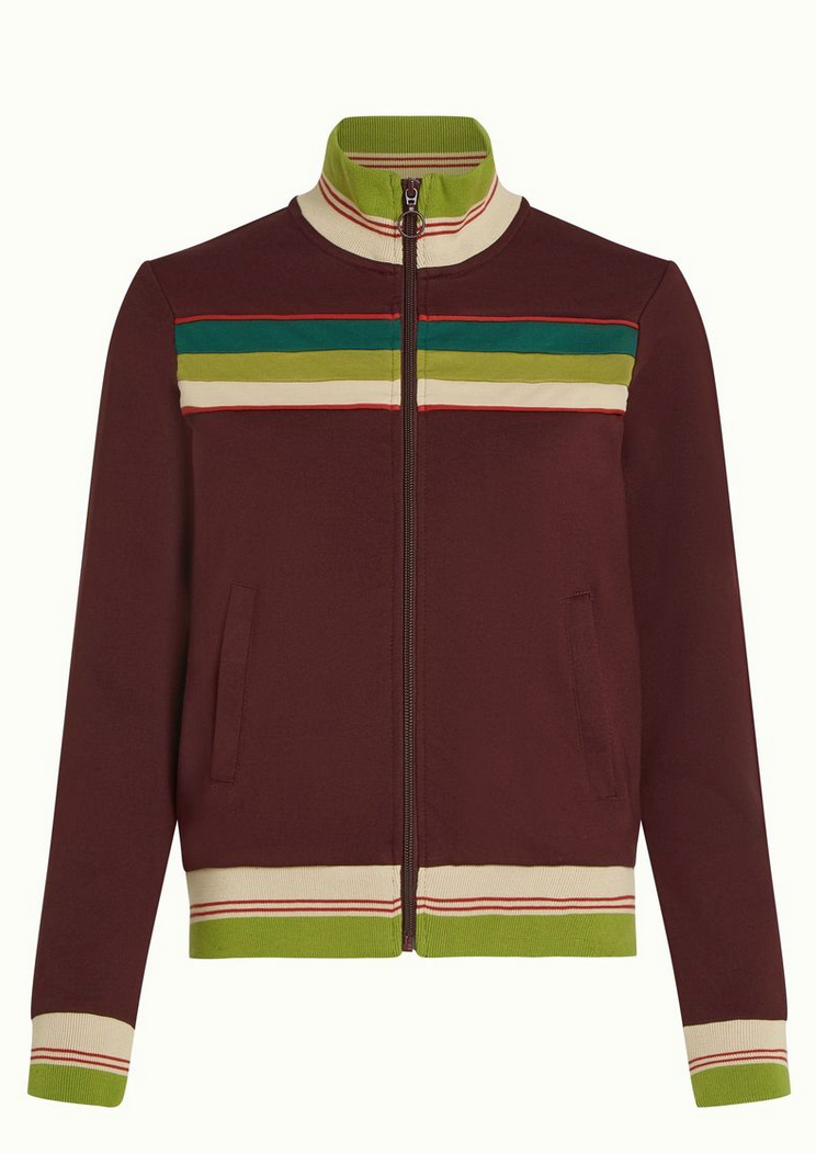 King Louie  Colorblock Coljack Daytona Sweat -Porto Red