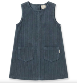 Maxomorra  Dress Corduroy Blue