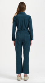 LaLamour-Ginger jumpsuit Rib Velour- Mediterranea