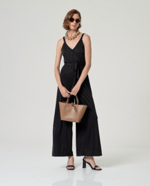 Surkana Strap Jumpsuit-Black  526BAMO816