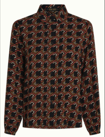 King Louie Alicia Blouse Calou-Spicy Brown