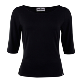 Chills&Fever shirt Lina -Jet Black