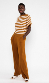 Blutsgeschwister Knitted Top-Picnic Friend-Stripe Brown