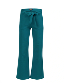 LaLamour-Sue Trousers-Petrol Blue