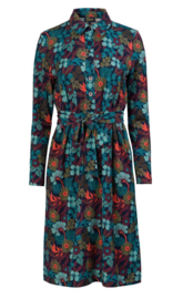 LaLamour-Pearl Dress-Slow Bloomer-Navy Peony