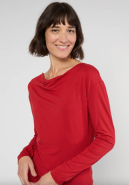 Blutsgeschwister Longsleeve Wishful Waterfall-Magma Red