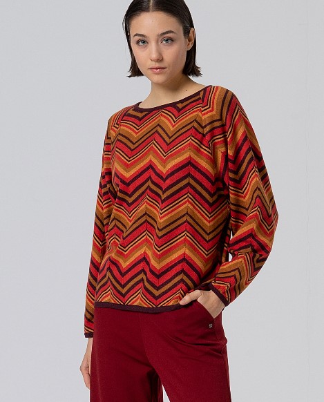 Surkana  Zig-zag Knit Sweater 565NIUX231