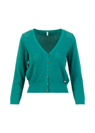 Blutsgeschwister Cardigan-Sweet Petite Cypress Petrol