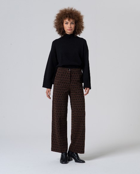Surkana  Straight Pants Black  565IRDA515