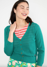 Blutsgeschwister Cardigan-Sweet Petite Cypress Petrol