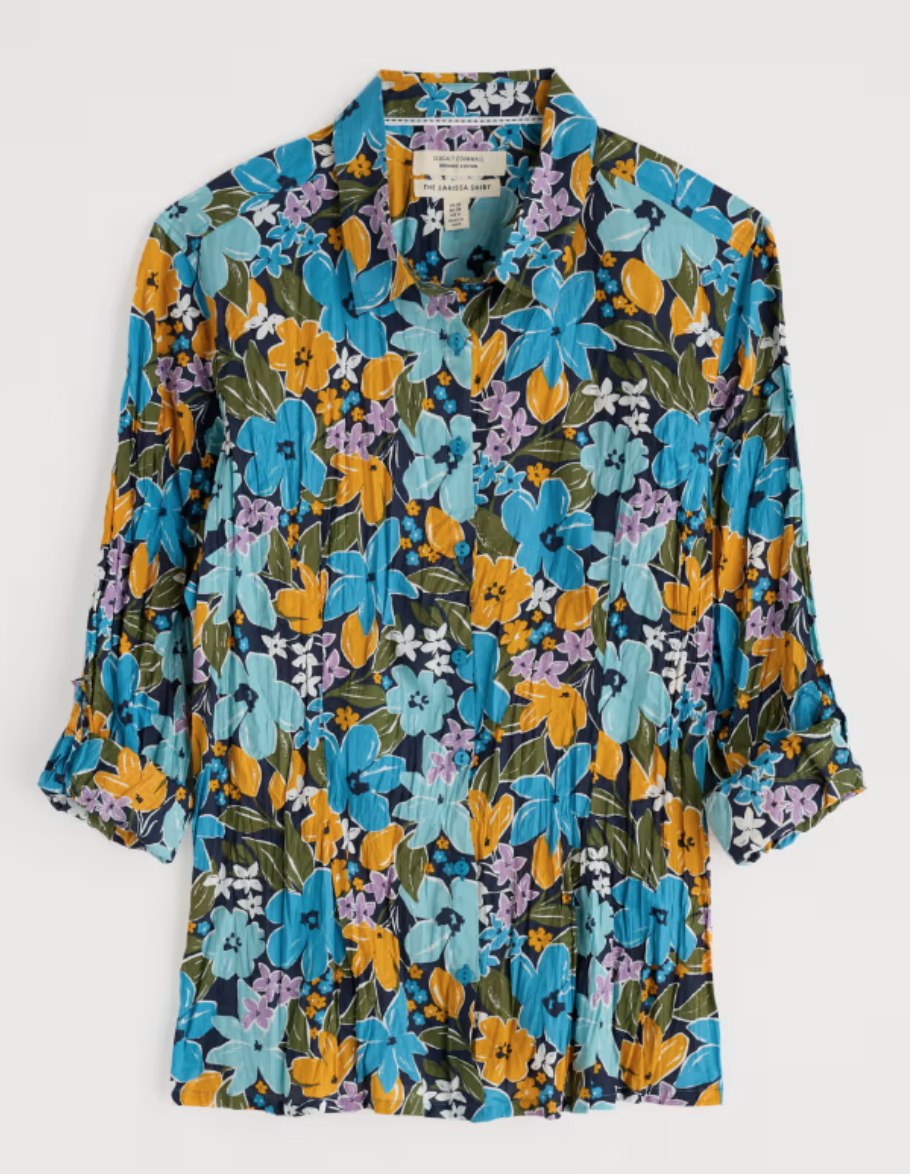 Seasalt  Larissa Shirt -Citrus Floral Poseidon
