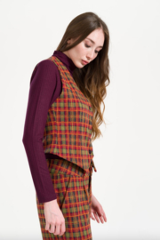 LaLamour-Lilla Gilet Surplus Square- Sphagnum