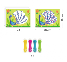 Djeco-Knutsel pakket +18m -Petits Points DJ00081