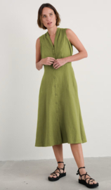 Seasalt Carved Wood Dress -Dark Citron