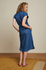 King Louie Irene Dress Chambray- Denim Blue