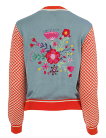 LaLamour-Knitwear Cardigan Flowers