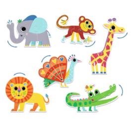 Djeco - duo puzzel - Articulo Animals DJ08262