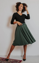 Very Cherry - Circle Skirt Green