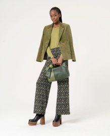 Surkana Pullover round neckline  Khaki 554NEBA233
