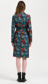 LaLamour-Pearl Dress-Slow Bloomer-Navy Peony
