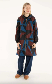 Danekarla softshell Black Ocean Triangulate