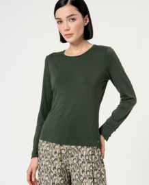 Surkana T-shirt roundneck Longsleeve Green 554NEBU014