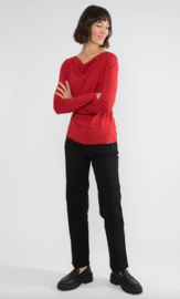 Blutsgeschwister Longsleeve Wishful Waterfall-Magma Red