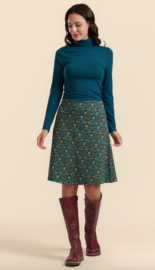 LaLamour-Esmée Skirt - Barock Flower Green