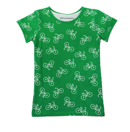 Cissi och Selma Valda Mini T-shirt Cykeltur Grön