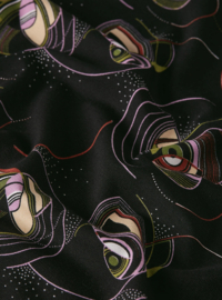 King Louie Maisie Blouse Dolly-Black