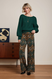 King Louie Sara Pants Morris-Para green