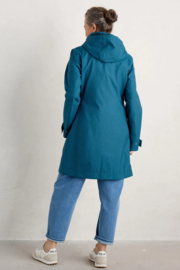 Seasalt  Coverack Waterproof Coat-Raincloud