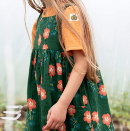 Little Green Radicals-Orange Blooms Reversible Dress