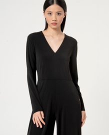 Surkana V-neck Jumpsuit Black 554NEJU811