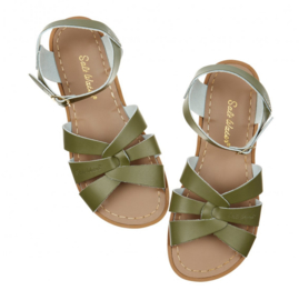 Saltwater sandals Olive dames