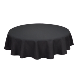 Tablecloth Round Black 178cm Ø - Treb SP