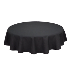 Tablecloth Round Black 132cm Ø - Treb SP
