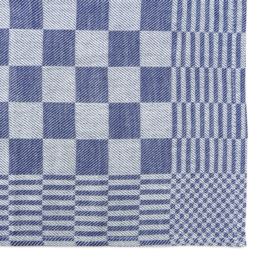 Servetten Blauw en Wit Geblokt 40x40cm 100% Katoen - Treb WS