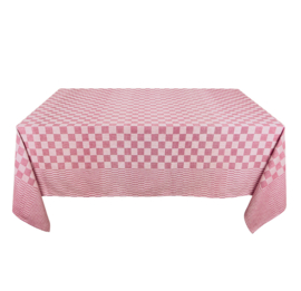 Nappe Carreaux Rouge et Blanc 140x240cm 100% Coton - Treb WS