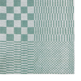Tablecloth Green and White Checkered 140x200cm 100% Cotton - Treb WS