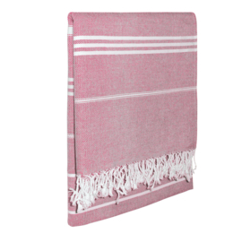 Hammam Towel Red 90x165cm - Treb WS