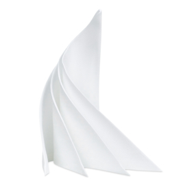 Serviettes de Table Blanc 53x53cm - RAO