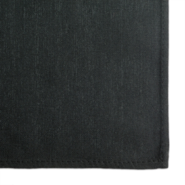 Serviettes de Table Noir 40x40cm Coton - Treb X