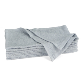 Asciugamani Per Ospiti Grigio Chiaro 30x30cm 100% Cotone - Treb SH