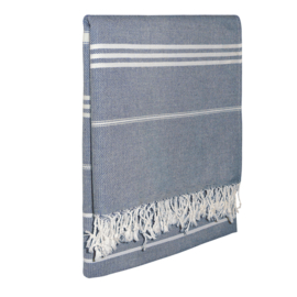 Hammam Towel Blue 90x165cm - Treb WS