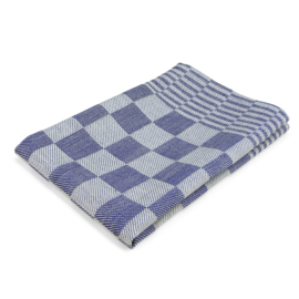 Servetten Blauw en Wit Geblokt 40x40cm 100% Katoen - Treb WS