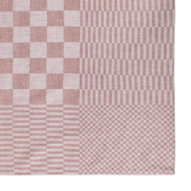 Tablecloth Beige and White Checkered 140x240cm 100% Cotton - Treb WS