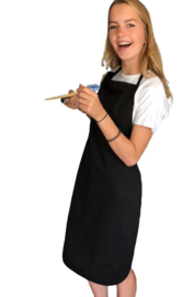 Apron Black Polycotton - Treb Workwear